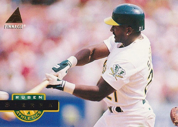 #61 Ruben Sierra - Oakland Athletics - 1994 Pinnacle Baseball