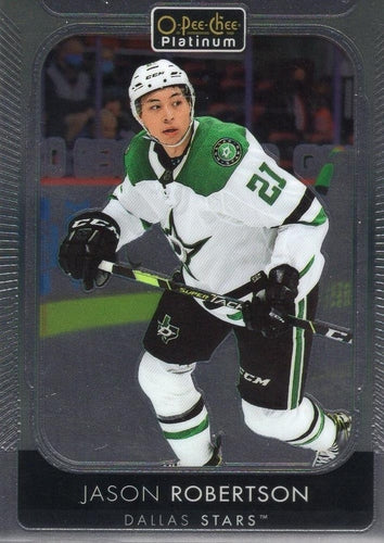 #61 Jason Robertson - Dallas Stars - 2021-22 O-Pee-Chee Platinum Hockey
