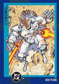 #61 Cyborg - 1993 SkyBox DC Cosmic Teams