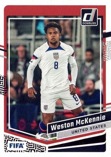 #61 Weston McKennie - USA - 2023-24 Donruss Soccer