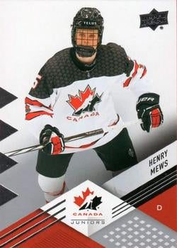 #61 Henry Mews - Canada - 2024 Upper Deck Team Canada Juniors Hockey