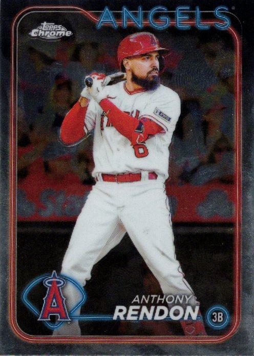 #61 Anthony Rendon - Los Angeles Angels - 2024 Topps Chrome Baseball