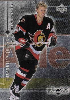 #61 Daniel Alfredsson - Ottawa Senators - 1998-99 Upper Deck Black Diamond Hockey