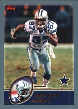 #61 Ken-Yon Rambo - Dallas Cowboys - 2003 Topps Football