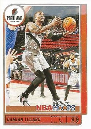 #61 Damian Lillard - Portland Trail Blazers - 2021-22 Hoops Winter Basketball