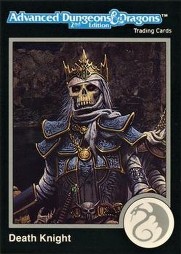 #61 Death Knight - 1991 TSR Advanced Dungeons & Dragons - Silver