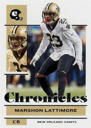 #61 Marshon Lattimore - New Orleans Saints - 2021 Panini Chronicles Football