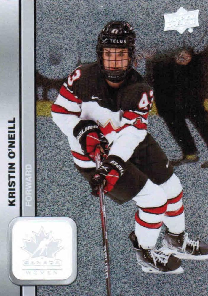 #61 Kristin O'Neill - Canada - 2023 Upper Deck Team Canada Juniors - Patterned Foilboard Hockey