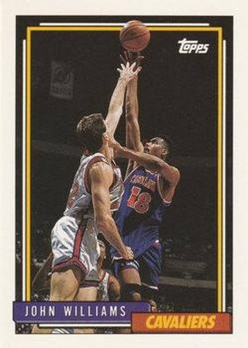 #61 John Williams - Cleveland Cavaliers - 1992-93 Topps Basketball
