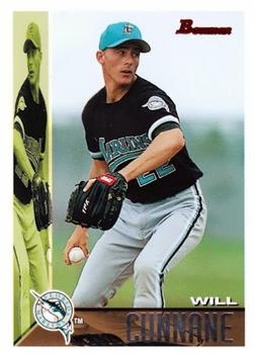 #61 Will Cunnane - Florida Marlins - 1995 Bowman Baseball