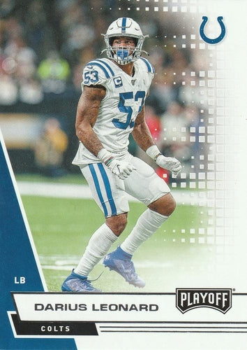 #61 Darius Leonard - Indianapolis Colts - 2020 Panini Playoff Football