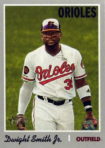 #620 Dwight Smith Jr. - Baltimore Orioles - 2019 Topps Heritage Baseball