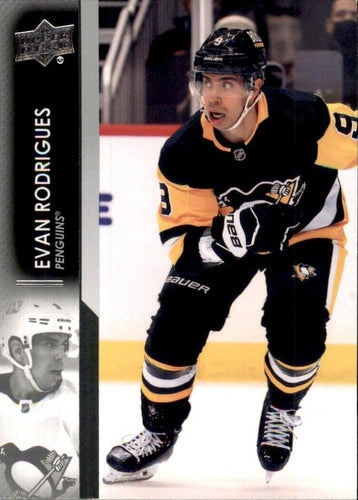 #621 Evan Rodrigues - Pittsburgh Penguins - 2021-22 Upper Deck Hockey