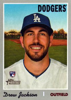 #621 Drew Jackson - Los Angeles Dodgers - 2019 Topps Heritage Baseball