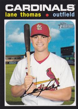 #622 Lane Thomas - St. Louis Cardinals - 2020 Topps Heritage Baseball