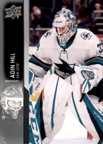 #624 Adin Hill - San Jose Sharks - 2021-22 Upper Deck Hockey