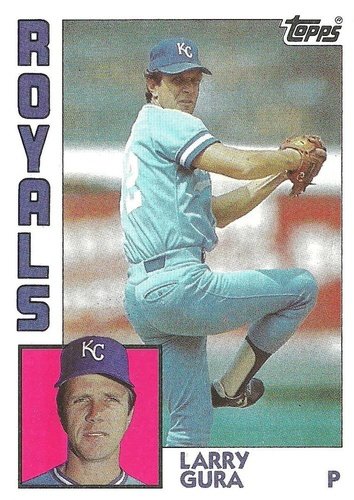 #625 Larry Gura - Kansas City Royals - 1984 Topps Baseball
