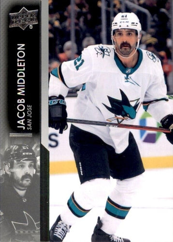 #625 Jacob Middleton - San Jose Sharks - 2021-22 Upper Deck Hockey