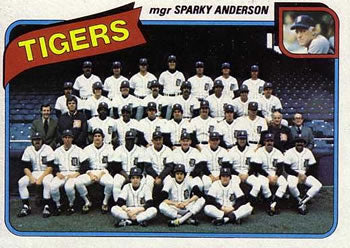 #626 Detroit Tigers / Sparky Anderson - Detroit Tigers - 1980 Topps Baseball