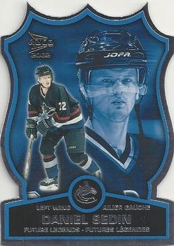 #5 Daniel Sedin - Vancouver Canucks - 2001-02 Pacific Prism Gold McDonald's - Future Legends Hockey