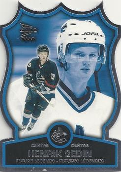 #6 Henrik Sedin - Vancouver Canucks - 2001-02 Pacific Prism Gold McDonald's - Future Legends Hockey
