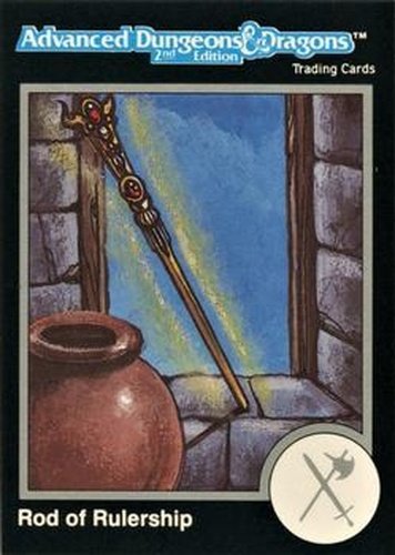 #628 Rod of Rulership - 1991 TSR Advanced Dungeons & Dragons - Silver