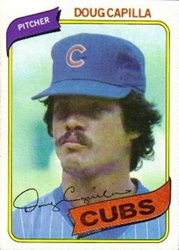 #628 Doug Capilla - Chicago Cubs - 1980 Topps Baseball