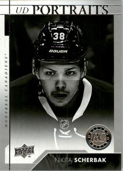 #P-62 Nikita Scherbak - Montreal Canadiens - 2017-18 Upper Deck - UD Portraits Hockey