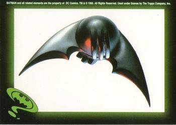 #62 Batarang 2 - 1995 Topps Batman Forever Stickers
