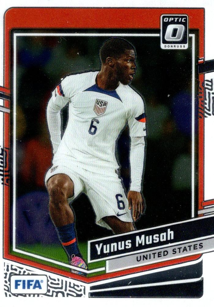 #62 Yunus Musah - USA - 2023-24 Donruss - Optic Soccer