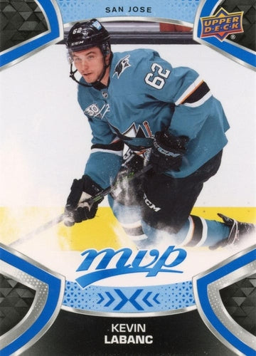 #62 Kevin Labanc - San Jose Sharks - 2021-22 Upper Deck MVP - Blue Hockey