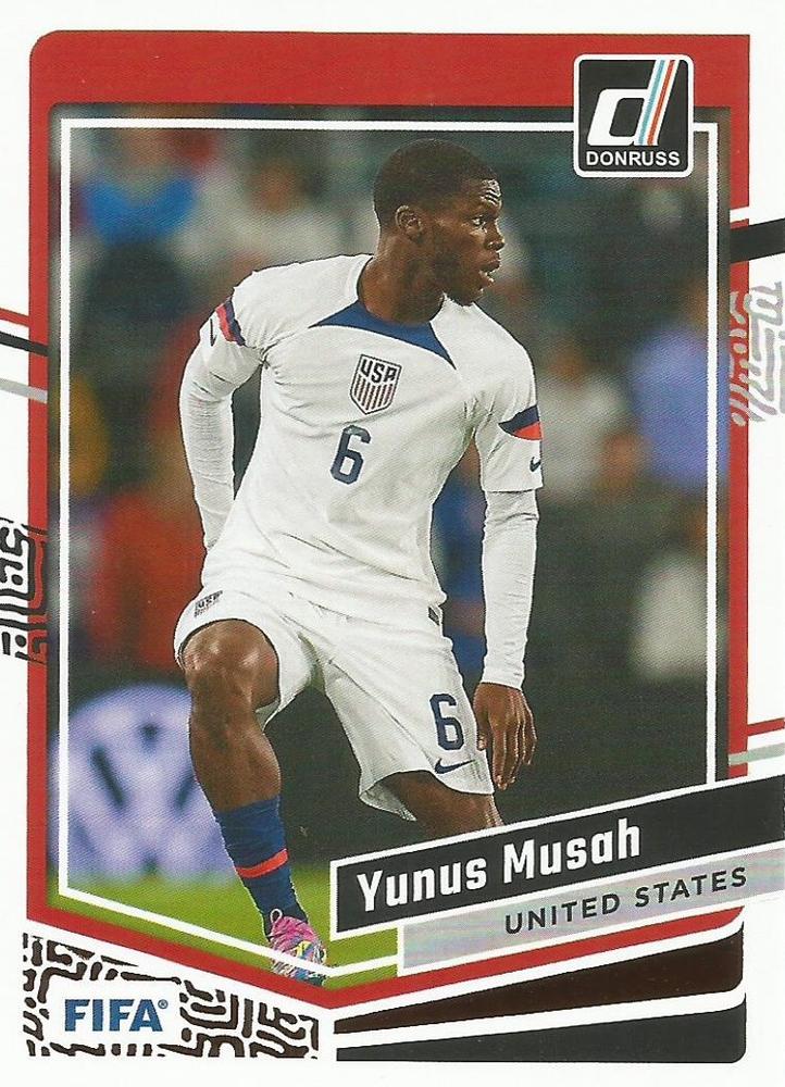 #62 Yunus Musah - USA - 2023-24 Donruss Soccer