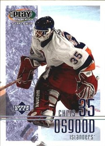 #62 Chris Osgood - New York Islanders - 2001-02 Upper Deck Playmakers Hockey