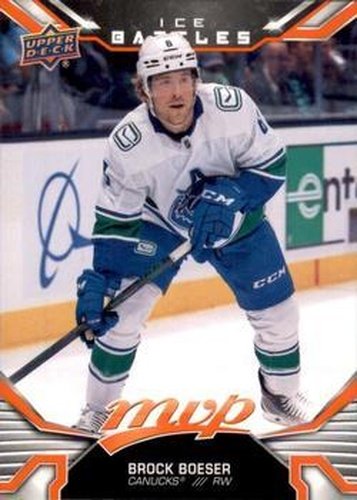 #62 Brock Boeser - Vancouver Canucks - 2022-23 Upper Deck MVP - Ice Battles Hockey