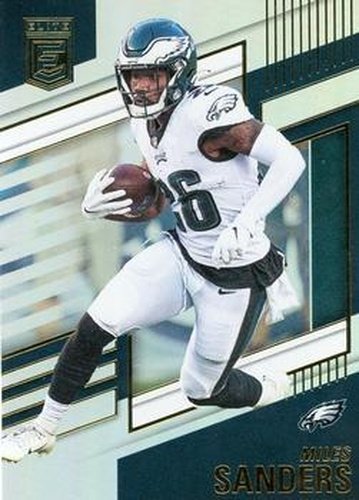 #62 Miles Sanders - Philadelphia Eagles - 2022 Donruss Elite Football