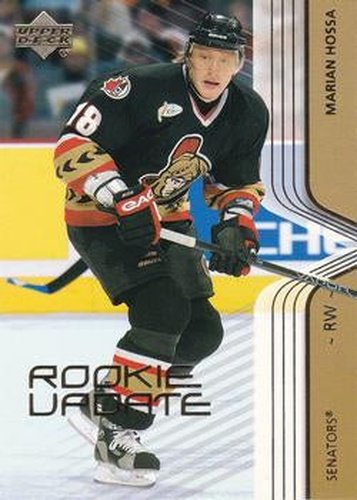 #62 Marian Hossa - Ottawa Senators - 2003-04 Upper Deck Rookie Update Hockey