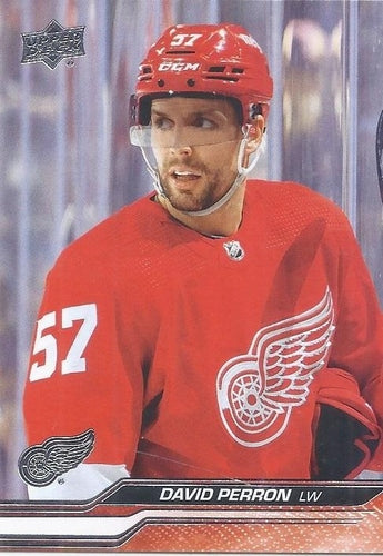 #62 David Perron - Detroit Red Wings - 2023-24 Upper Deck Hockey
