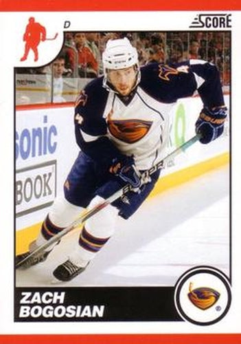 #62 Zach Bogosian - Atlanta Thrashers - 2010-11 Score Hockey