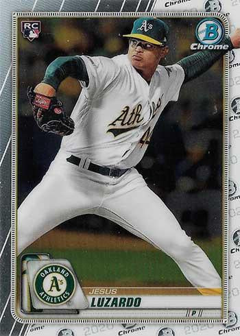 #62 Jesus Luzardo - Oakland Athletics - 2020 Bowman Chrome Baseball