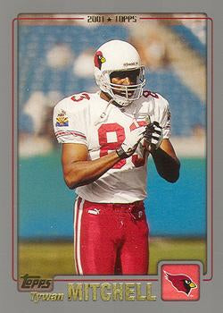 #62 Tywan Mitchell - Arizona Cardinals - 2001 Topps Football