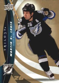 #62 Martin St. Louis - Tampa Bay Lightning - 2009-10 Upper Deck Trilogy Hockey