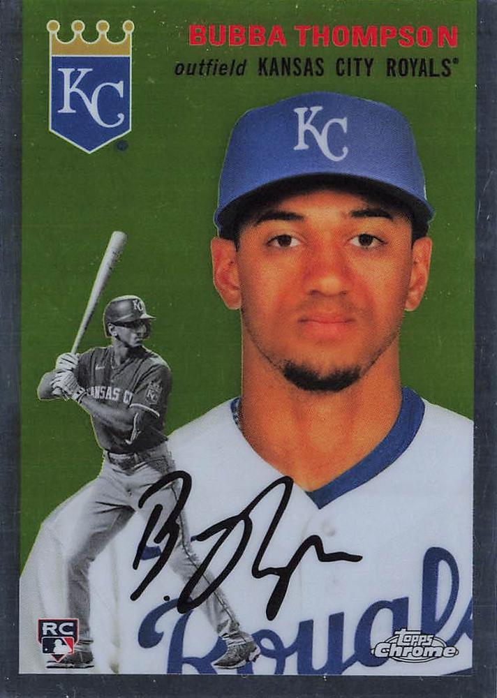 #62 Bubba Thompson - Kansas City Royals - 2023 Topps Chrome Platinum Anniversary Baseball
