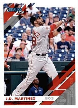 #62a J.D. Martinez - Boston Red Sox - 2019 Donruss Baseball