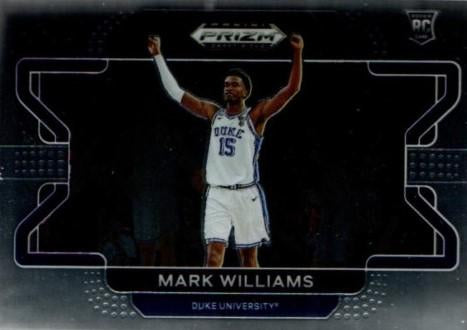 #62b Mark Williams - Duke Blue Devils - 2022 Panini Prizm Draft Picks Basketball