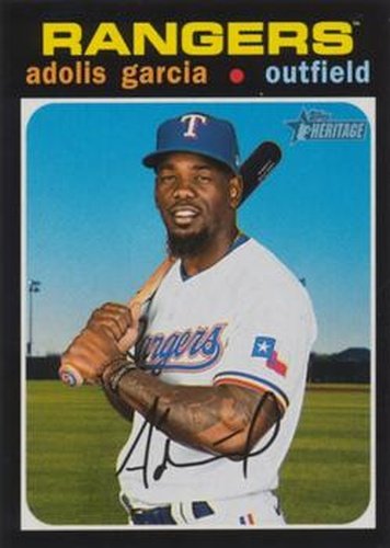 #630 Adolis Garcia - Texas Rangers - 2020 Topps Heritage Baseball