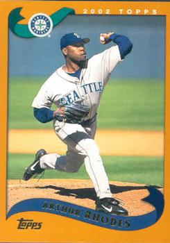 #631 Arthur Rhodes - Seattle Mariners - 2002 Topps Baseball