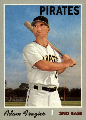 #631 Adam Frazier - Pittsburgh Pirates - 2019 Topps Heritage Baseball