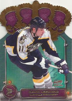 #3 David Legwand - Nashville Predators - 2000-01 Pacific Prism McDonald's - Gold Crown Die Cuts Hockey