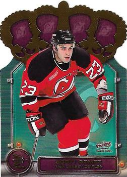 #4 Scott Gomez - New Jersey Devils - 2000-01 Pacific Prism McDonald's - Gold Crown Die Cuts Hockey