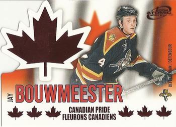 #4 Jay Bouwmeester - Florida Panthers - 2003-04 Pacific Atomic McDonald's - Canadian Pride Hockey